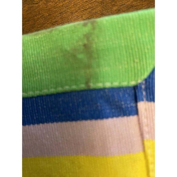 AMAN Placemats Cotton Colorful Striped Fiesta Summer Table Linens - Picture 9 of 10